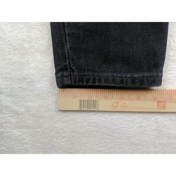 Vintage Black Levis 550 Relaxed Fit Tapered Leg Jeans Womens Sz 16 W M - Picture 9 of 11